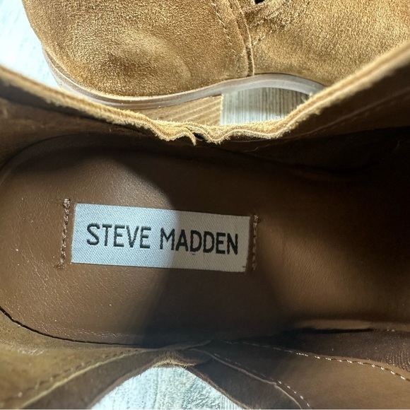 New Steve Madden Havannah Chestnut Suede Pointed Toe Bootie #1023 - Picture 12 of 12